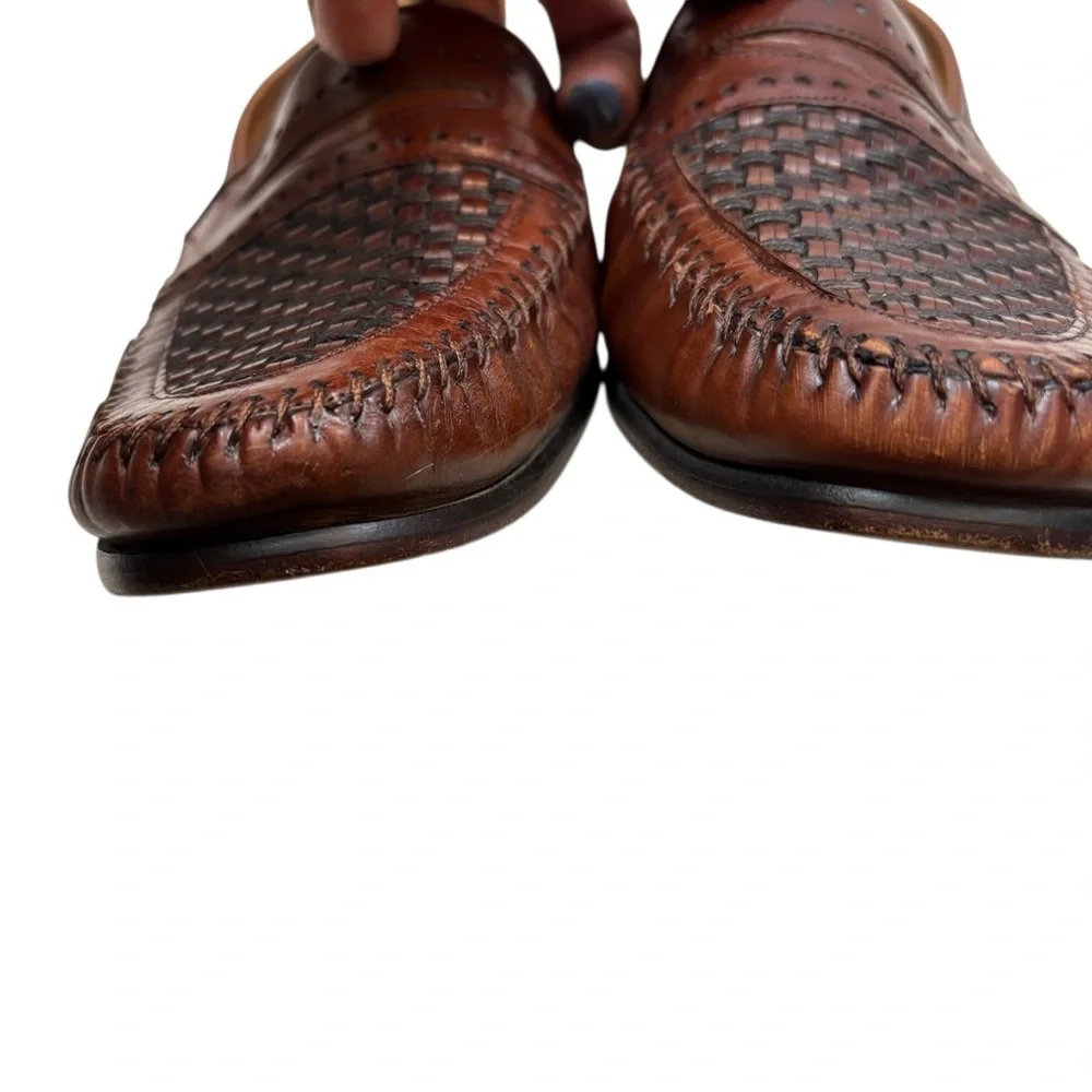 Men’s Sandro Moscoloni La Vista MKA penny loafer woven Top Size‎ 8